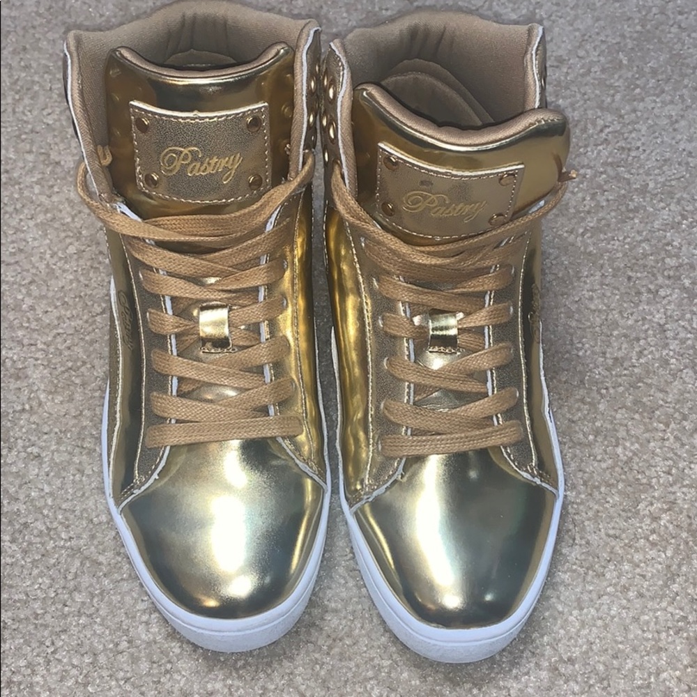 Gold High Tops - Picture 2 of 6